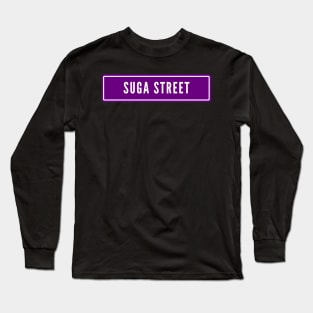 Suga BTS Street Sign Long Sleeve T-Shirt